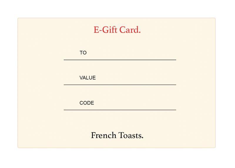 The French Toasts Gift Card