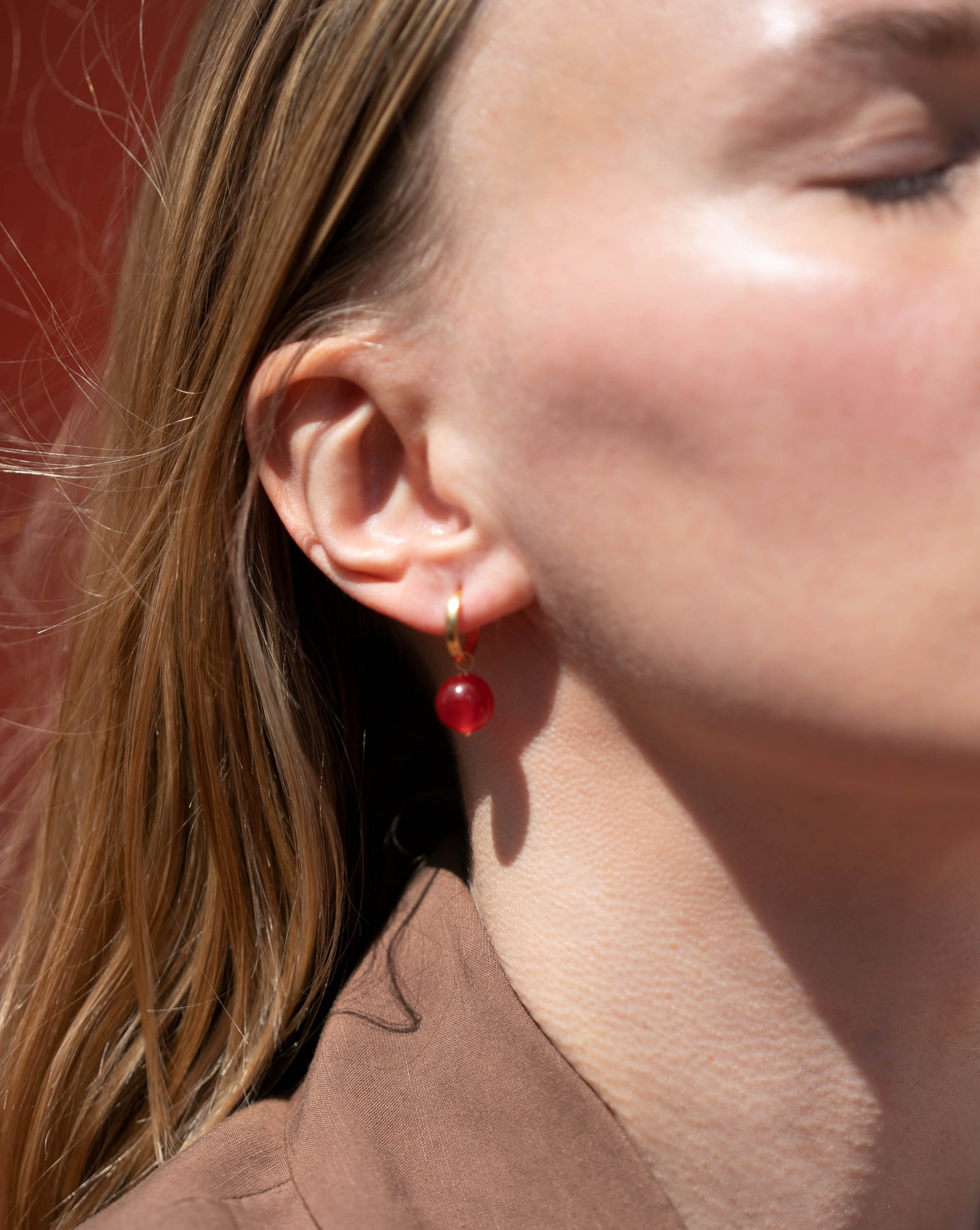 CLO Crimson Red Earrings - Limited Edition – French Toasts