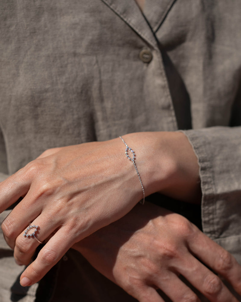 NAVETTE Bracelet Silver