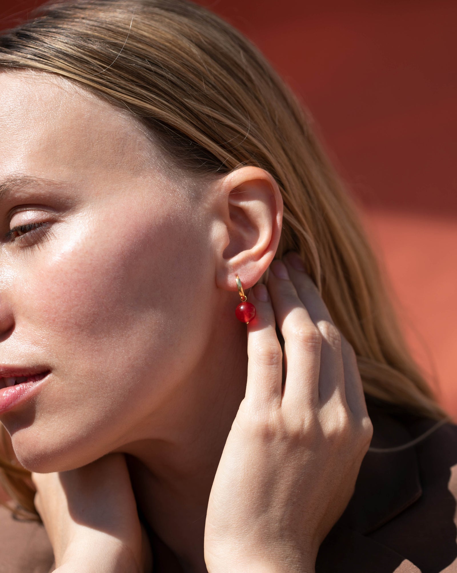 CLO Crimson Red Earrings - Limited Edition – French Toasts
