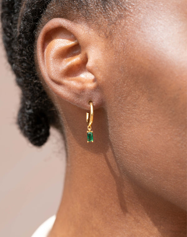 MIA Earrings Emerald
