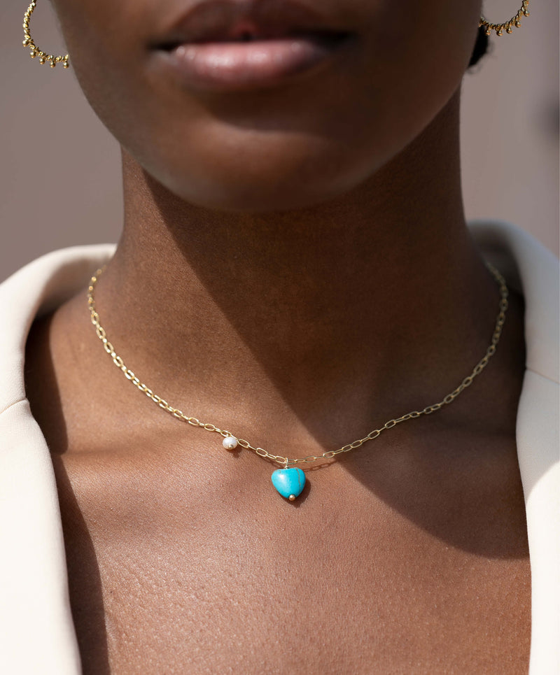 COEUR Necklace Turquoise