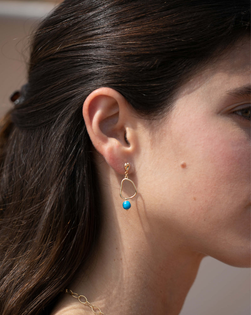 VALENTINA Earrings Turquoise