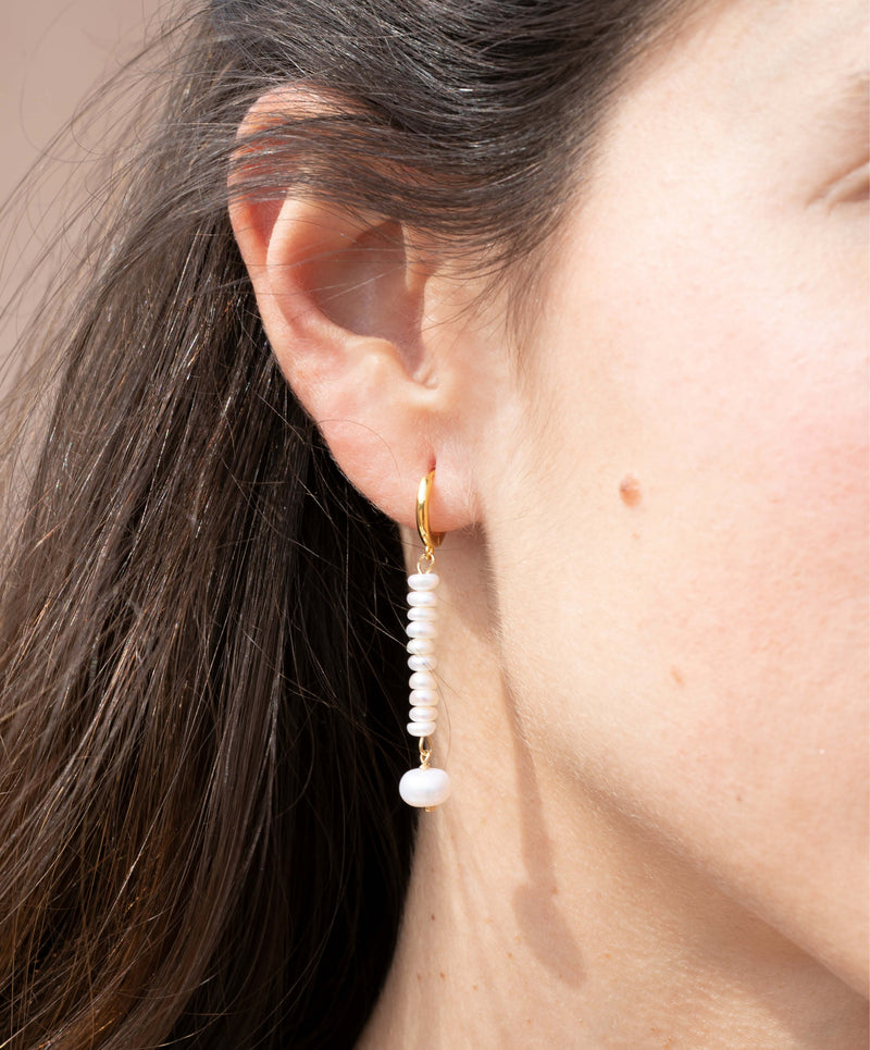 INÈS Earrings Pearls