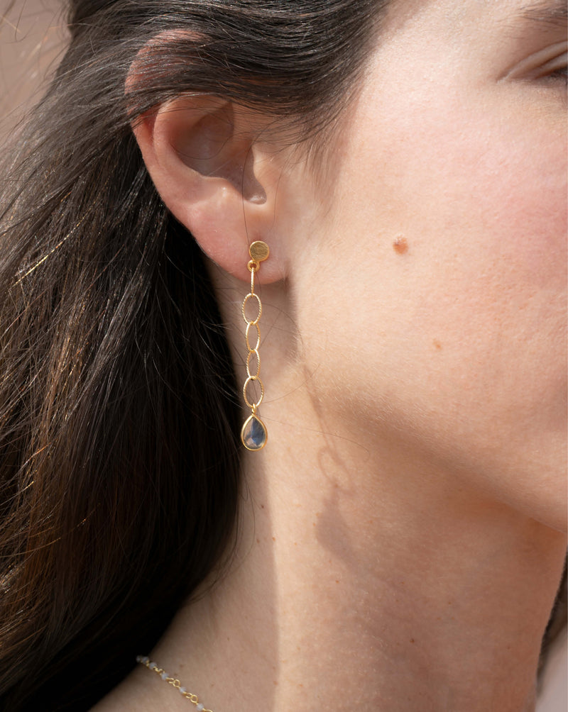 NORAH Earrings Labradorite