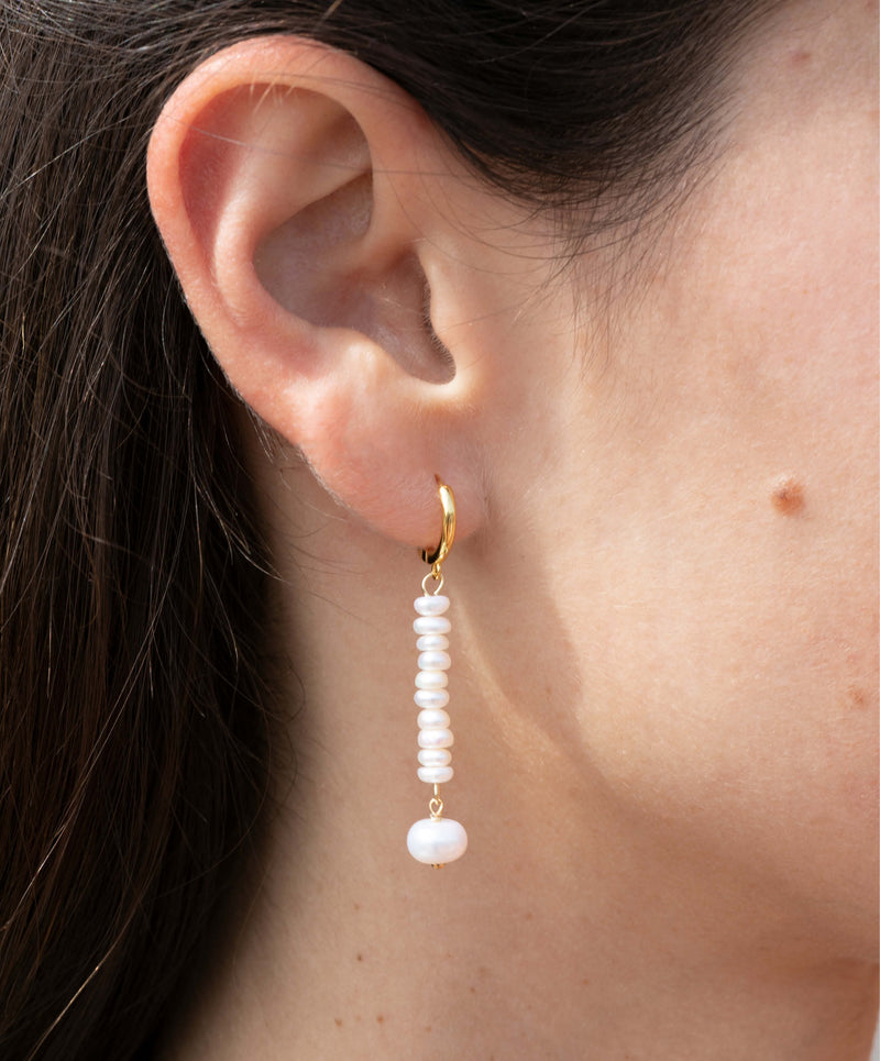 INÈS Earrings Pearls