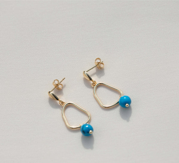 VALENTINA Earrings Turquoise
