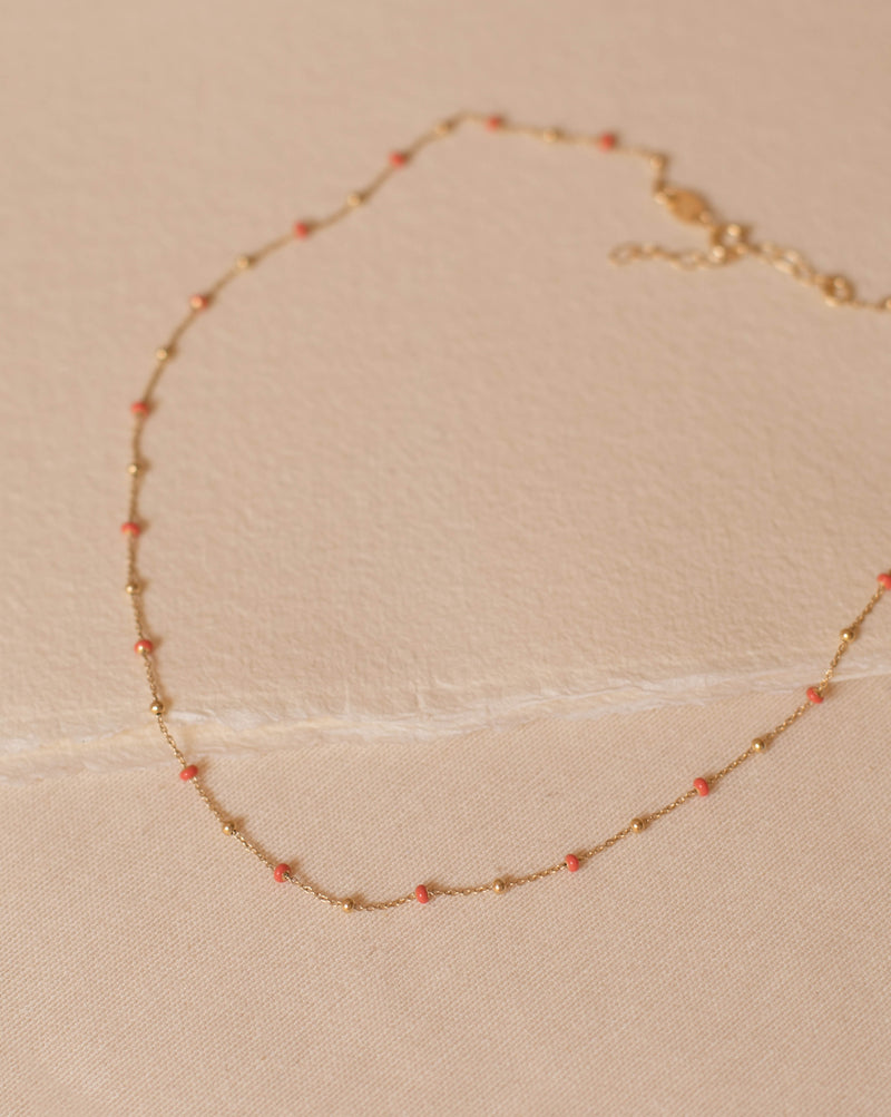 LOULOU Necklace Corail
